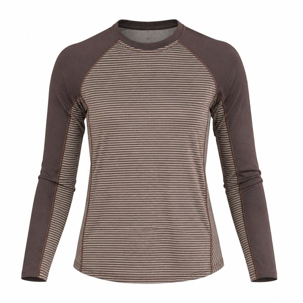 Patagonia Capilene 3 Base Layer Womens L Brown Midweight Crew Gorpcore Hiking